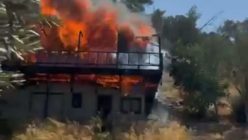 Bodrum'da Yangın Paniği: Ekipler Olay Yerinde Seferber Oldu