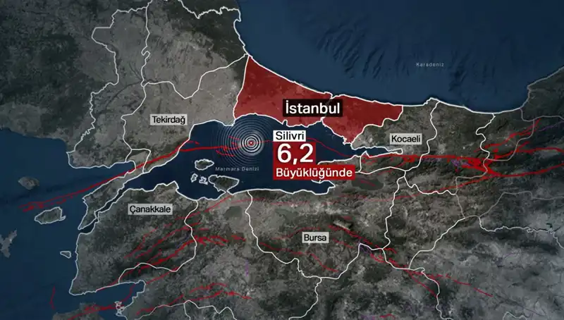 İstanbul'u Sarsan Deprem: 6,2 Büyüklüğünde Sarsıntı Panik Yarattı