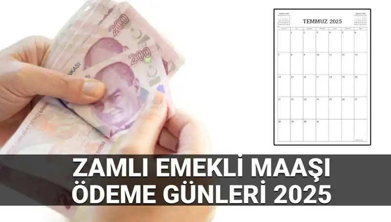 2025'te Zamlı Emekli Maaşları: Ödeme Günleri ve Farklar Neler?