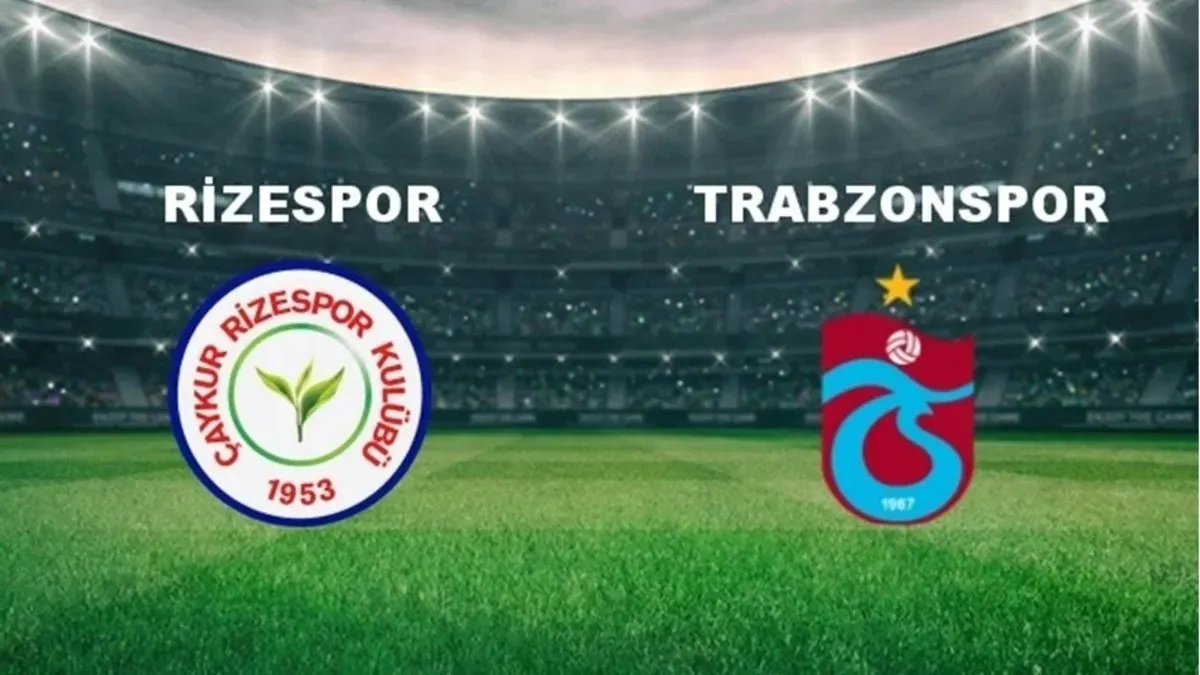 Çaykur Rizespor-Trabzonspor Maçı: Karadeniz Derbisi Nefes Kesecek