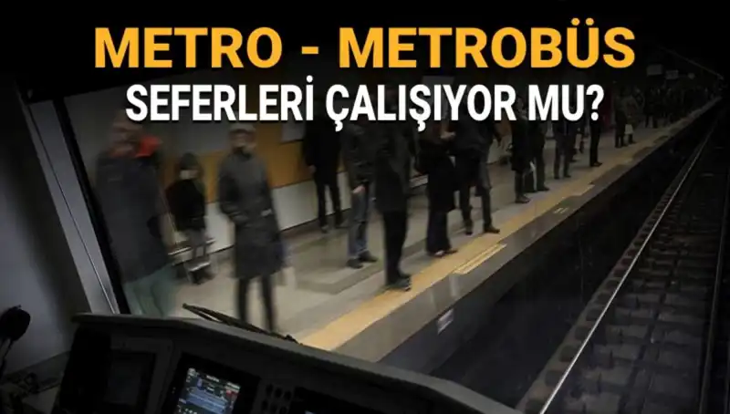 İstanbul'da Bugün Metrobüs ve Metro Seferleri Ne Durumda? Grev Hakkında Tüm Ayrıntılar Burada!