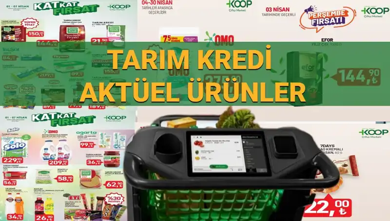 Tarım Kredi Marketleri Nisan İndirimleriyle Alışverişi Kolaylaştırıyor