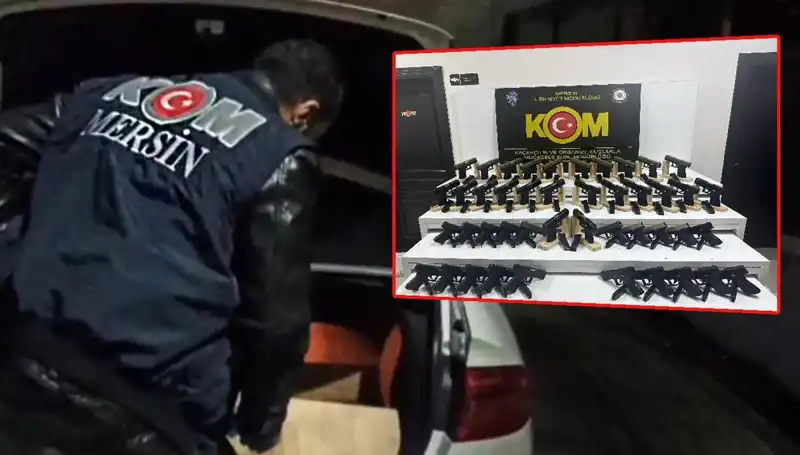 Mersin'de Şok Gelişme: Otomobil Yerine Silah Deposu Ortaya Çıktı!