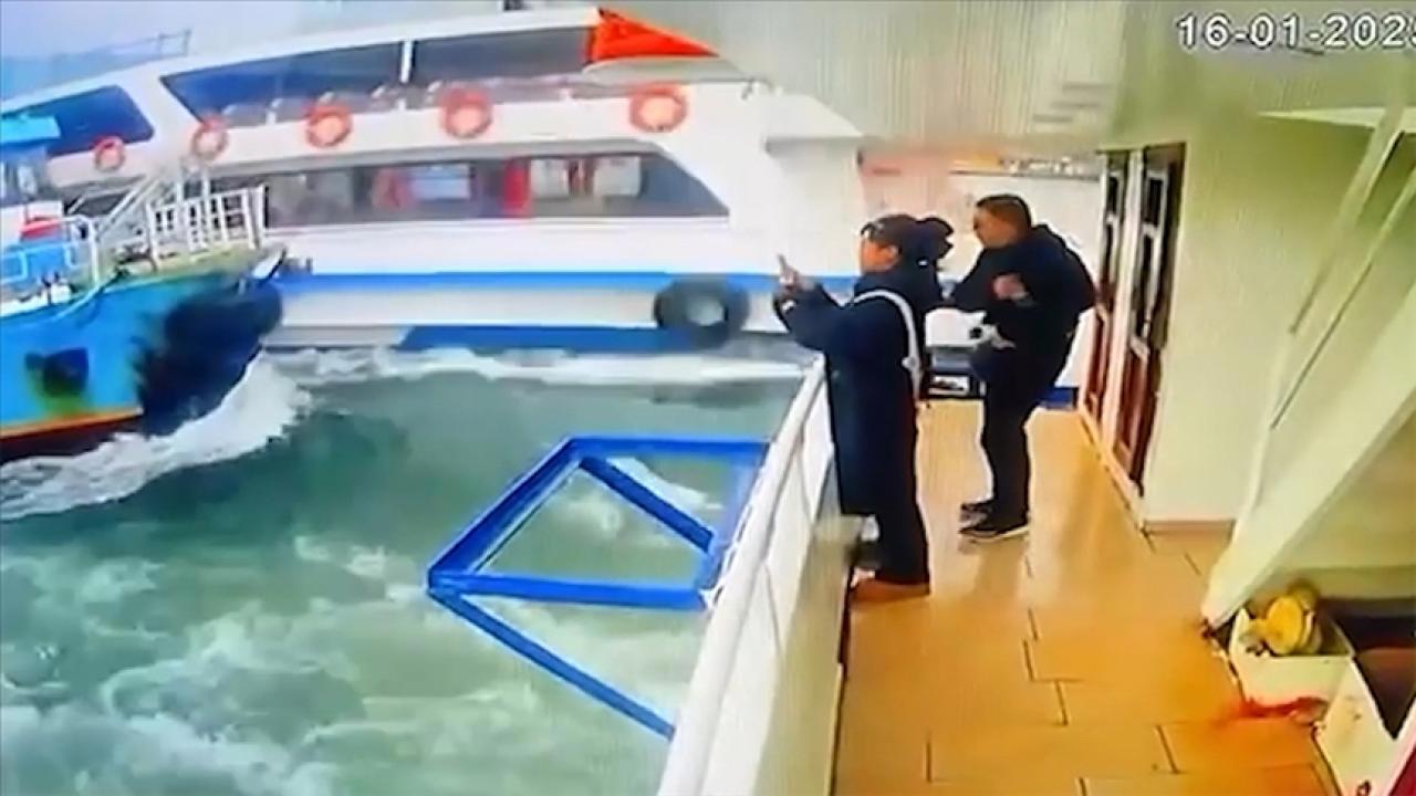 Haliç'te Tekne Çarpıştı Olayı