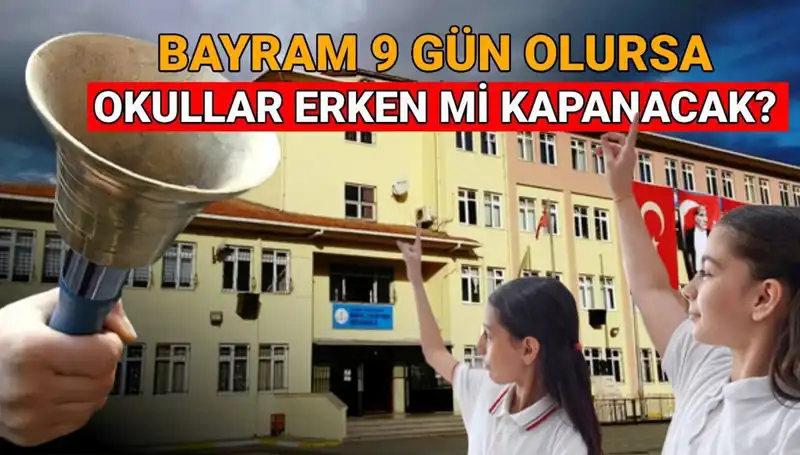 Okullar Ne Zaman Kapanıyor? 2025 Yaz Tatili ve Bayram Tatile Dair Bilgiler