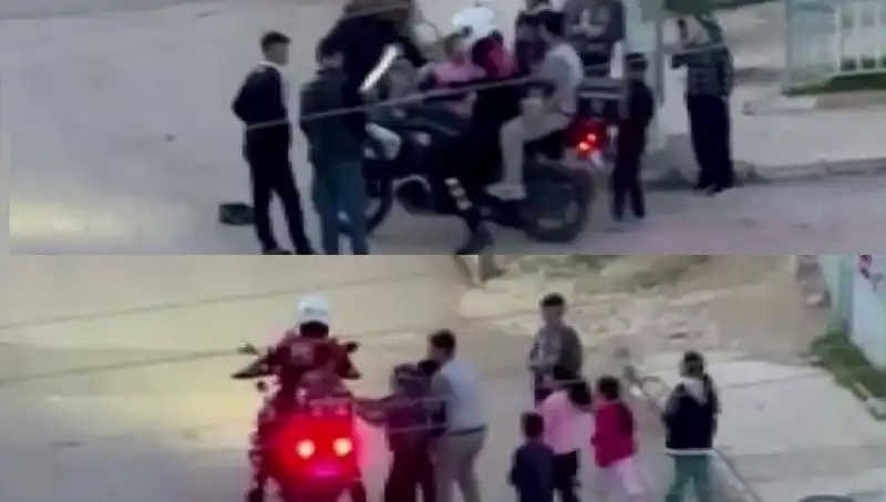 Polis Memurları, Çocukların Mutluluğu İçin Motora Bindirdi