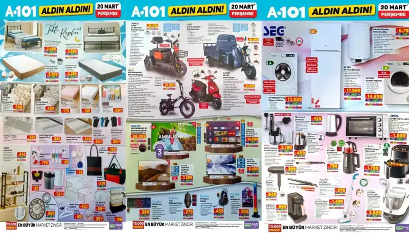 A101 Aktüel Kataloğu: Mart Ayının Fırsatlarla Dolu Ürünleri!