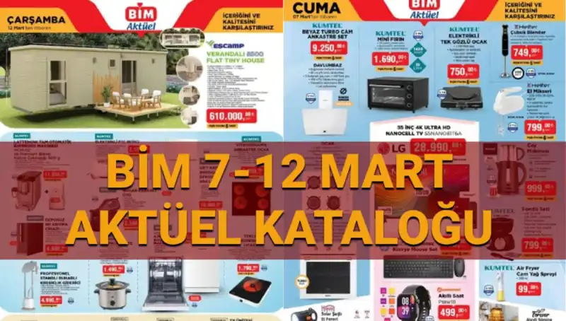 BİM Aktüel Kataloğu 11-12 Mart İle Efsane Ürünlerle Geliyor!