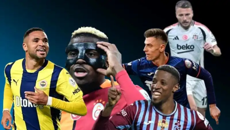 Süper Lig'de Gol Krallığında Sıcak Gelişmeler: Osimhen, Banza, En-Nesyri Yarışta