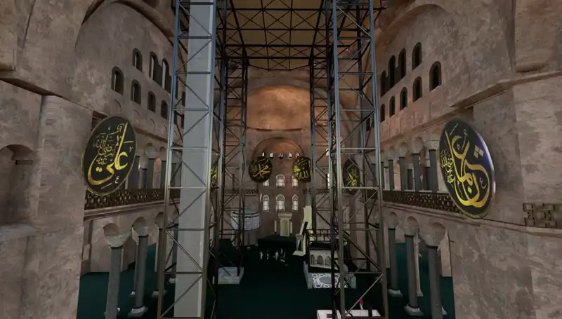 Ayasofya'da Tarihi Restorasyon Süreci: Geçmiş ile Gelecek Arasında Bir Bağ Kuruluyor